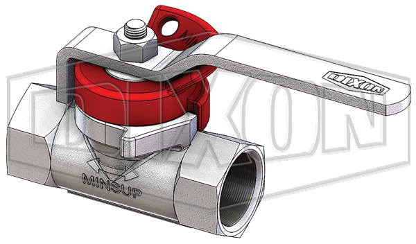Minsup Lockout Econovalve Female Ball Valve